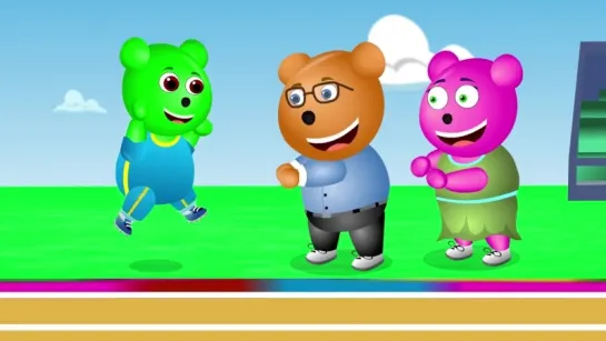 Exercise Song for Children with Gummy Bear _ Morning Exercise for Kids and Actio