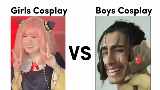 Girls vs Boys Cosplay Metal Gear Rising