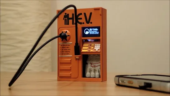 H.E.V. Phone charger. [Half-Life]