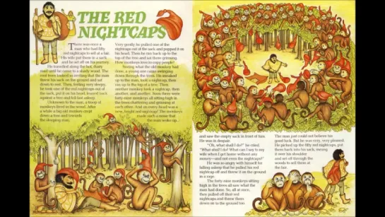 The Red Nightcaps. Nursery Rhymes - Audiobook - English Rhymes - Fairy Tales - Childrens books