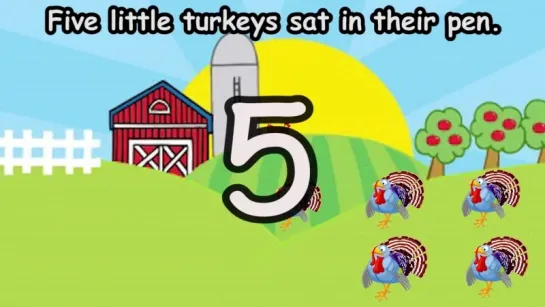 Thanksgiving Songs for Children - Ten Little Turkeys - Kids Song by The Learning Station