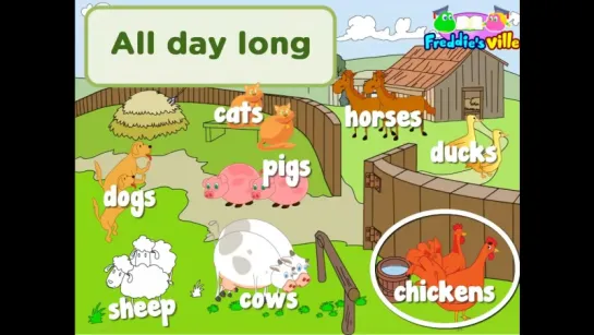 Farm Animals Song for Teaching English to children