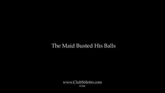 club stiletto - miss jasmine - the maid busted his balls