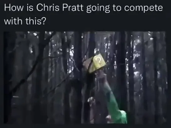 How is Chris Pratt going to compete with this?