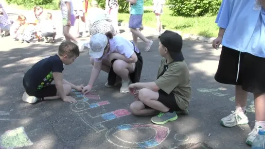 2024-06-12-Орбита-Рисунки на асфальте-День России