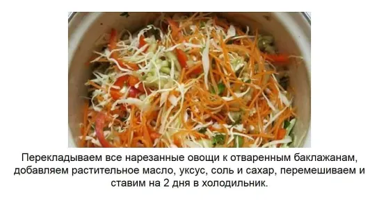 Баклажаны с капустой на зиму