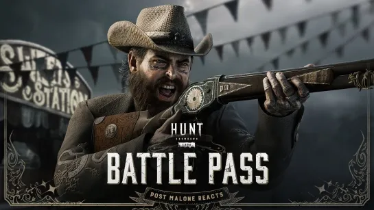 Post Malone Reacts to Battle Pass | Post Malone's Murder Circus | Hunt: Showdown 1896