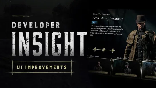 Developer Insight | UI Improvements | Hunt: Showdown 1896