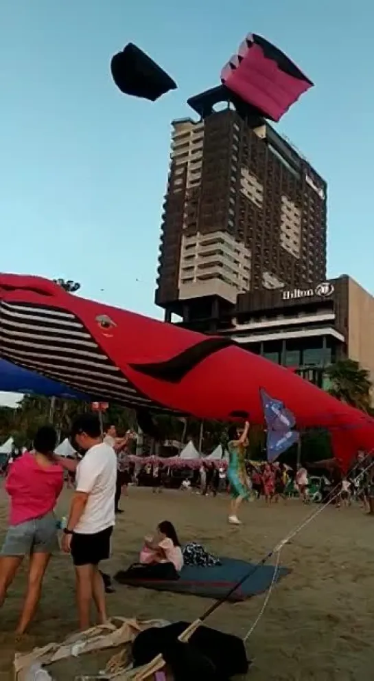 Паттайя. Kite Festival 2023 - фестиваль воздушных змеев.