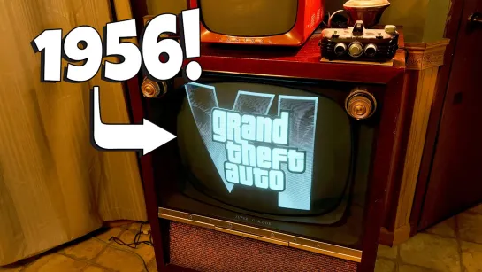 Watching the GTA VI trailer but it's 1956