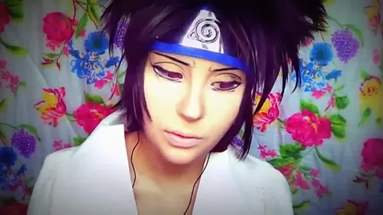 Naruto (Sasuke) make-up transformation by Anastasiya Shpagina