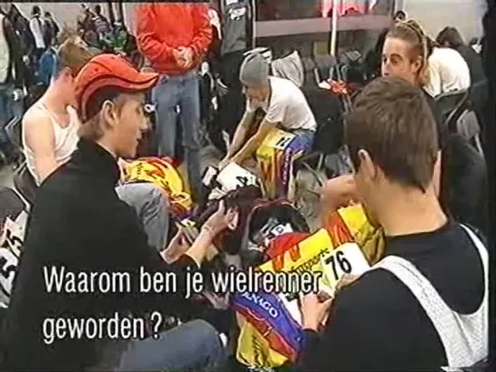 Belgian Cyclists in Changing Room