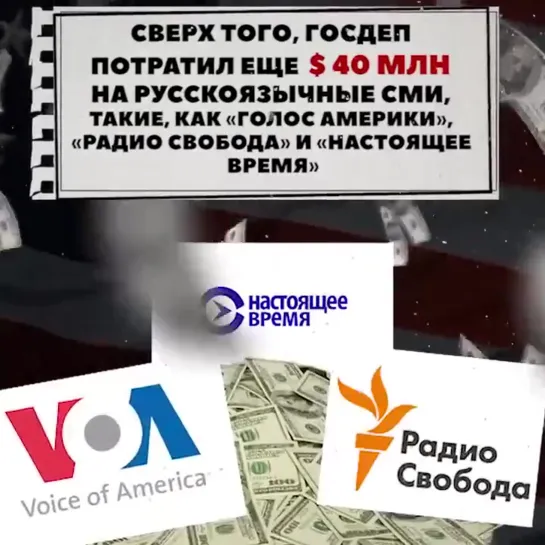 Госдеп выделил 2,7 млрд рублей на усиление влияния в России и антироссийскую пропаганду [720]