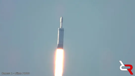 Falcon Heavy Launch and Landing - Nikon P1000