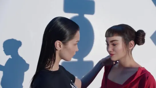 Miquela and Bella Hadid Get Surreal _ CALVIN KLEIN или ЛГБТ-трансгуманизм