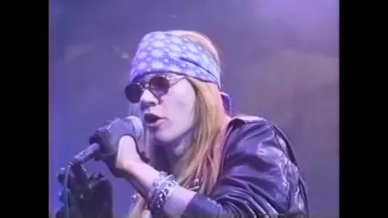 Guns N Roses - Crazy & Used to Love Her ᴴᴰ Live at Late Show 1988