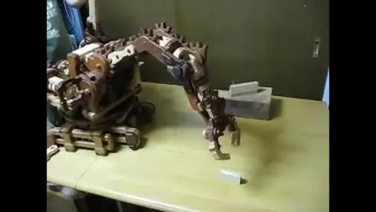 Wooden robotic arm