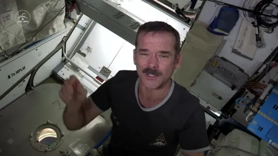 Chris HadfieldNail Clipping in Space