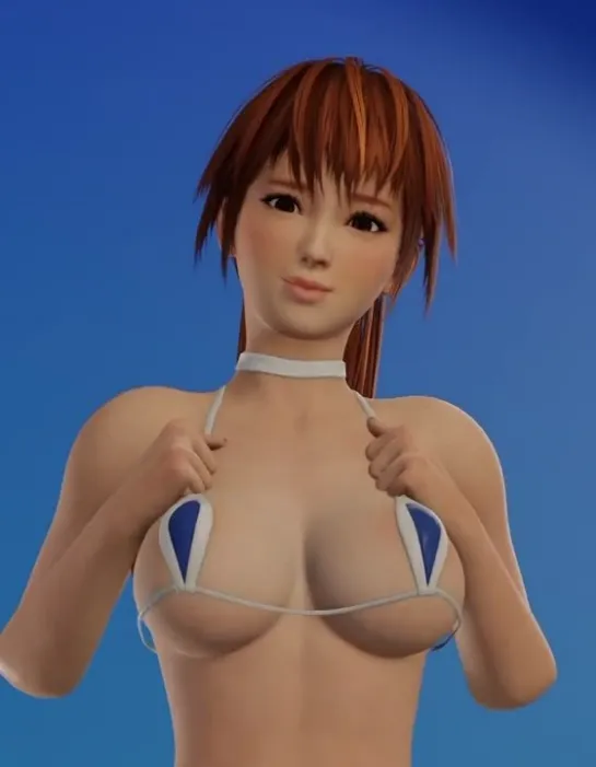 Kasumi - bikini; big tits; big boobs; 3D sex porno hentai; (by @auzene4) [Dead or Alive]