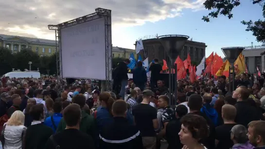 Митинг против произвола на выборах