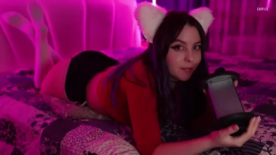 Moona ASMR - Black Shorts, White Socks (Patreon)