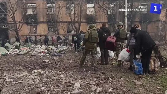 В Мариуполе эвакуируют жителей Левобережного района