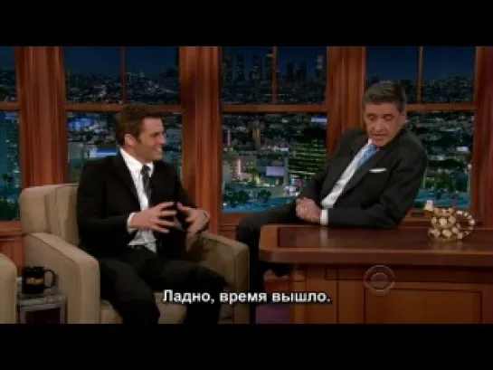 Craig Ferguson 11/27/12 James Marsden (русские субтитры)