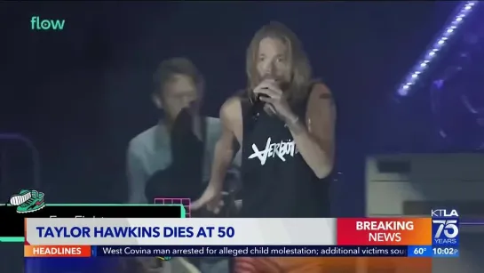 Foo Fighters drummer Taylor Hawkins dead at 50