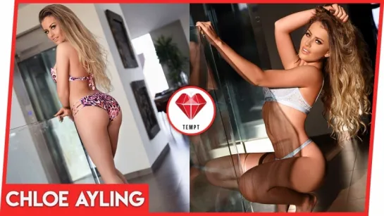 The Beautiful Chloe Ayling in Lingerie at a Mansion! by Tempt App