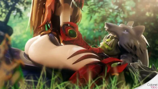 Sexy Valeera Takes a Huge Orc Dick (Warcraft sex)