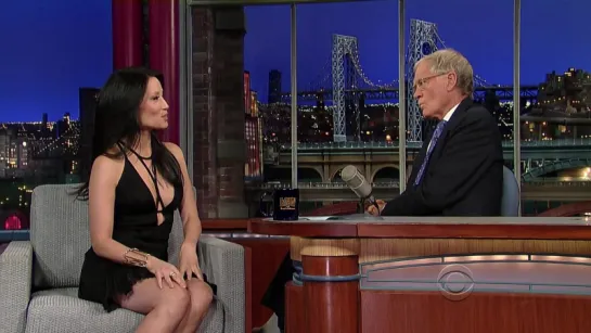 Lucy Liu - Late Show with David Letterman (2012)