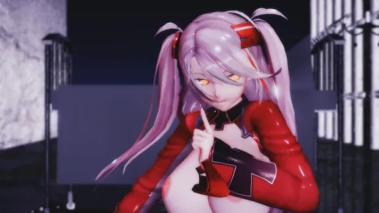 MMD R-18 [EROTIC] Prinz Eugen (Azur Lane) Hibikase Author Red Eyes Lunatic