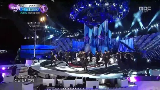 141231 Teen Top - I'm Sorry & Missing @ 2014 MBC Korean Music Festival