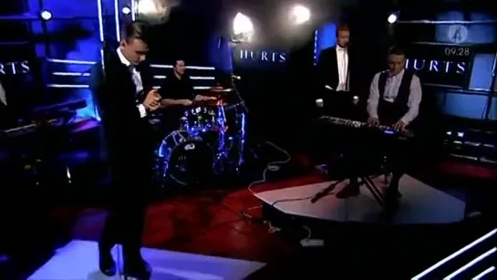 Hurts - Wonderful Life - TV4 - Nyhetsmorgon 2010