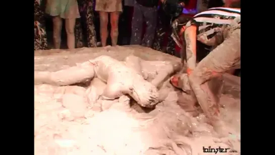 HARD-BODIED BABES ENTER THE MUD PIT