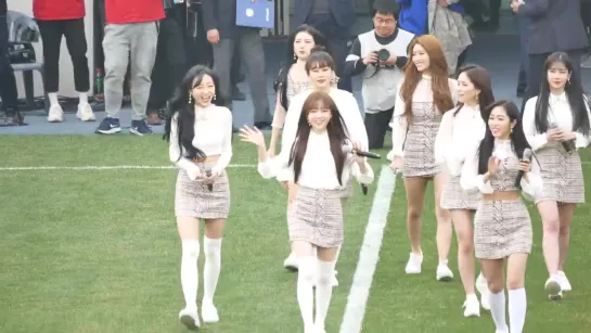 [190309] Lovelyz @ Daegu FC Home Opener Match»