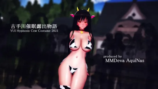 MMD R-18 [NORMAL] Yui Kotegawa Cow Cosplay 2 Phút Hơn Author Aquinas