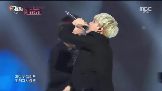 BTS - I Need U + Run @ 2015 MBC Korean Music Festival 151231