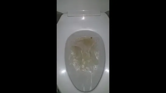 Dirty white panty flush