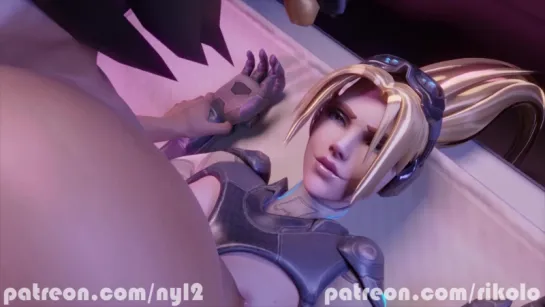 Pharah rides Widow (Overwatch sex)