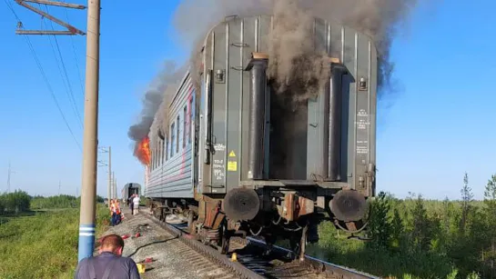 Поджигателя туалета в поезде отправили в дурдом