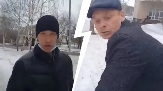 Дама сочно шуганула воров железных перил. Real video