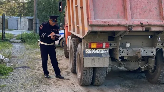 Самосвал наехал на вело-мальчика