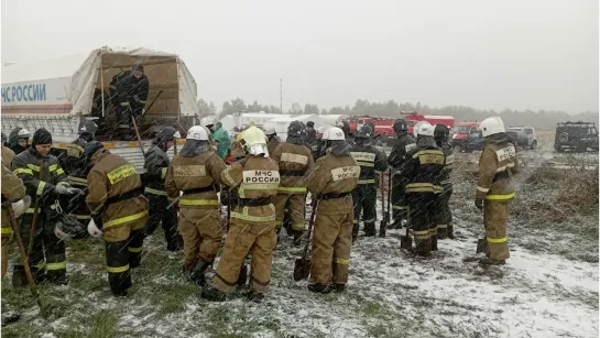 Торфяник дымит даже под снегом