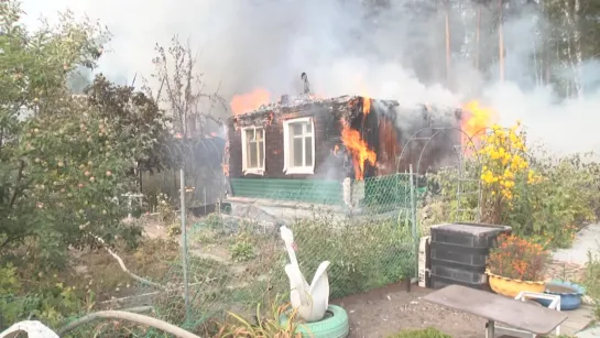 В колсадах горели баньки и дома