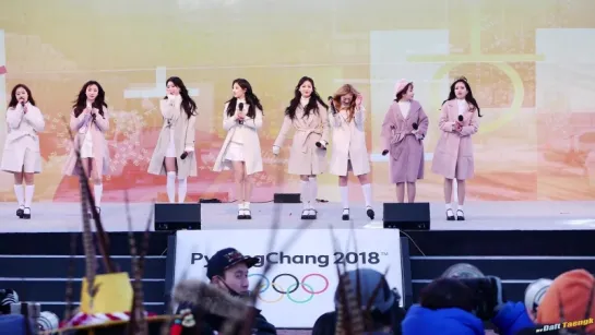 180123 | Lovelyz - First Snow | 2018 PyeongChang Winter Olympics Torch Relay Celebration Event