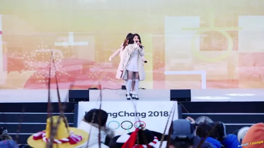 180123 | Lovelyz - Hi~ | 2018 PyeongChang Winter Olympics Torch Relay Celebration Event