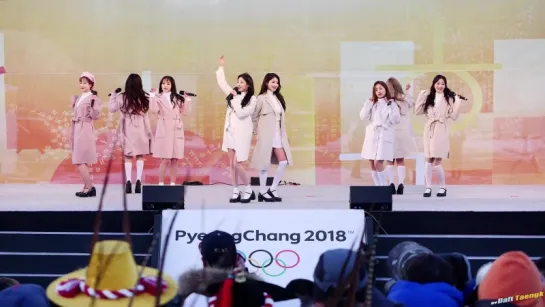 180123 | Lovelyz - Ah-choo | 2018 PyeongChang Winter Olympics Torch Relay Celebration Event