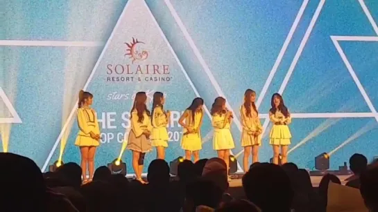 170813 | Lovelyz - Talk | Solaire Kpop Concert