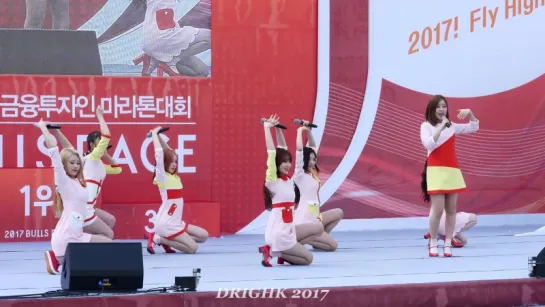 170401 | Lovelyz - WoW! | KRX 2017 Bulls Race